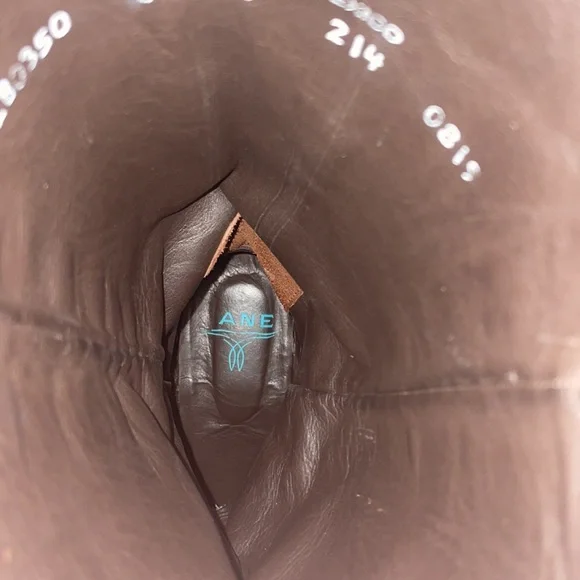 Lane “Plain Jane” Suede Boots in Cognac - Picture 12 of 13